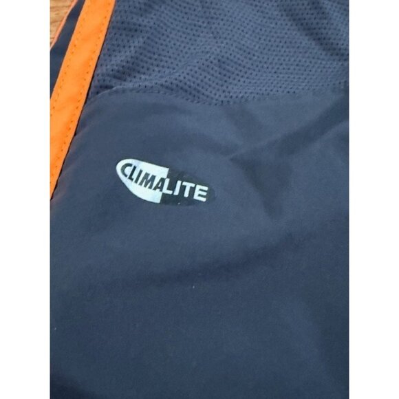 Adidas Mens Athletic Shorts Black Dark Grey Orange Response Logo Climalite 2XL - Picture 8 of 14